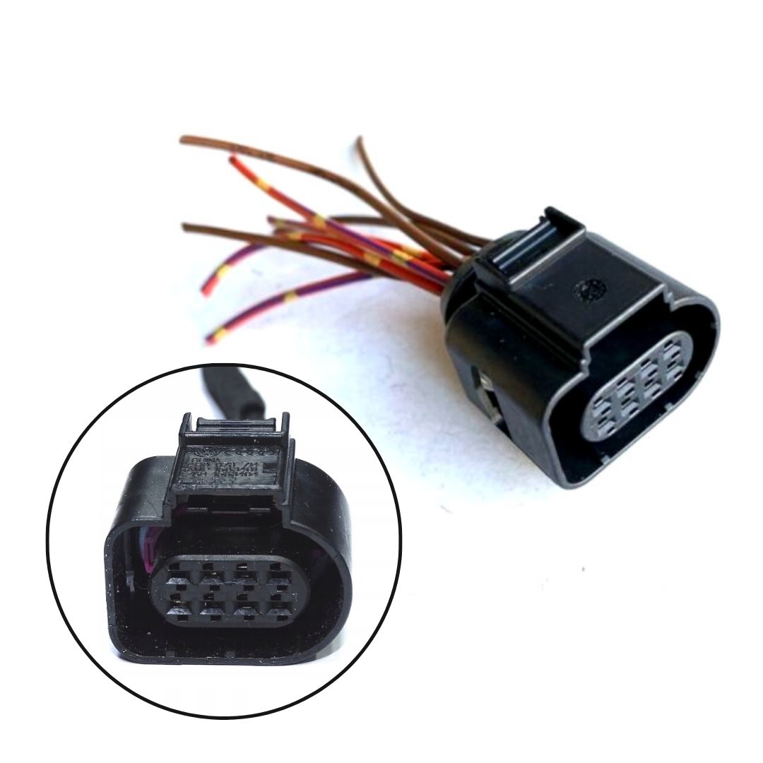 Genuine 8 Pin Plug Wiring Connector 4H0973714 Replacement for VW AUDI