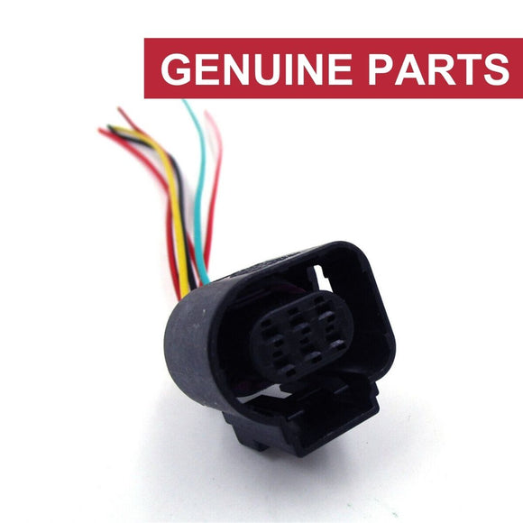 Genuine 6 Pin Plug Wiring Connector 4H0973713 Replacement for VW Golf Jetta Passat Tiguan Touareg Audi A1 MK1 2006-2011 - #24940-47101