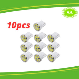 10pcs T10 LED Bulb with 8 SMD White Light Interior/Instrument/License W5W 194 147 152 158 159 161 168 184 192 193 259 280 285 447 464 555 558 585 655 656 657 1250 1251 1252 2450 2652 2921 2825 906 579 - #LEDBB-11005-10