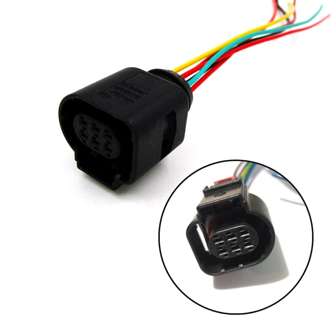 Genuine 6 Pin Plug Wiring Connector 4H0973713 Replacement for VW Golf ...
