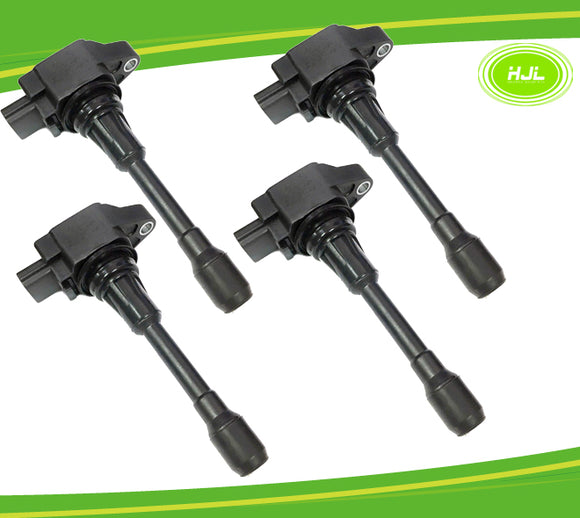 4 PCS Ignition Coil Replacement for Nissan Altima Rouge Sentra 2.0 2.5 22448-8JA00C 2007-2012 - #49168-73104