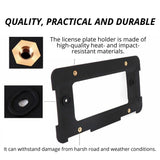 Rear License Plate Holder Compatible for BMW 2005-2023 1 2 3 4 5 6 X Series 02-19 Mini Cooper TOYOTA Supra License Plate Bracket Frame Mount Car Accessories Part E46 E60 E90 F10 F30 G20 G21 G30 G31 - #ASSRY-99105