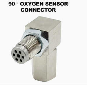 90° Car Oxygen Sensor Connector Fault Light Shield Head Connector CEL Plug Repair Check Engine Light Converter M18X1.5 Mini Catalytic Converter (SKU# CUSHN-44110)