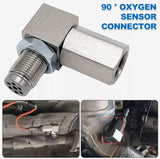 90° Car Oxygen Sensor Connector Fault Light Shield Head Connector CEL Plug Repair Check Engine Light Converter M18X1.5 Mini Catalytic Converter (SKU# CUSHN-44110)