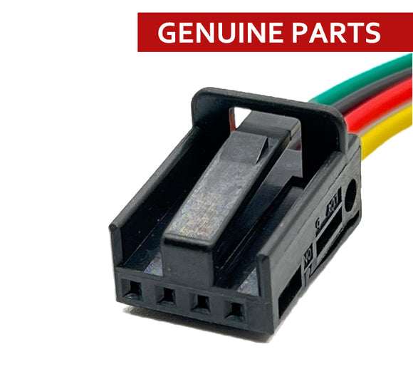 Genuine 4 Pin 1K0972704C Auto Glass Switch Trunk Switch Plug Wiring Harness Central Locking Electronic Connector With Cable for AUDI VW SKODA