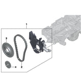Timing Chain Kit+Oil Pump Drive Chain set For BMW N20 N26 2.0L F10 F22 F30 12-17 - #HJ-02226-F
