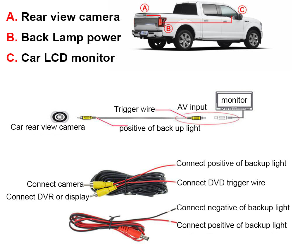 Tailgate Emblem Housing For Ford F150 F250 F350 2009-2015 - Silver Backup Camera Bezel, Direct Fit - View #10