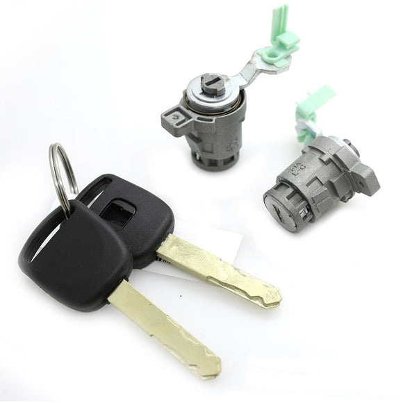 Left & Right Door Lock Cylinder+2 Keys For 02-06 Honda CR-V 2.4L 72185-S9A-013 - #07059-21360