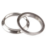 2.5 exhaust clamp 304 Stainless Steel V-band T-bolt Mild Steel Flange 3pcs set - #TOKIT-99025