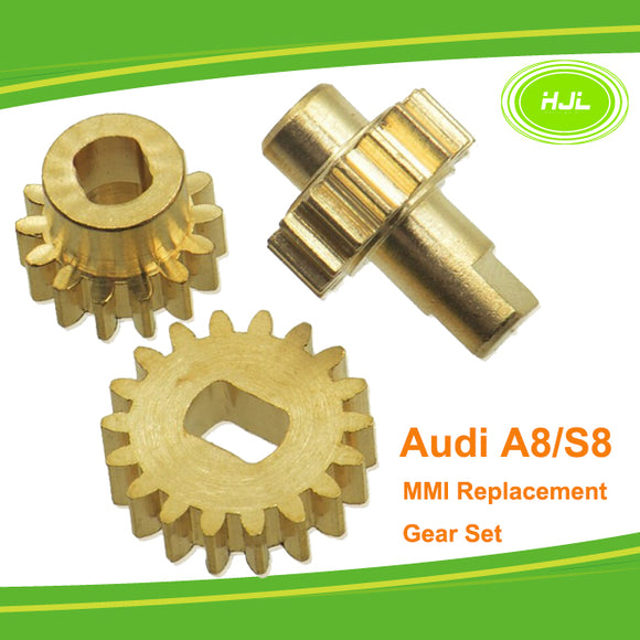 4E0857273D 3pcs Screen Mechanism Gear Replacement Set Kit For Audi A8 S8 MMI - #01857-31000