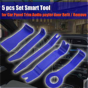 5 Pcs Car Door Trim Audio Stereo GPS Panel Moulding Pro Removal Install Pry Tools - #TOKIT-99805