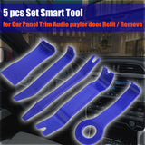 5 Pcs Car Door Trim Audio Stereo GPS Panel Moulding Pro Removal Install Pry Tools - #TOKIT-99805