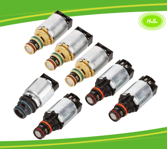 6T40 Transmission Solenoid Kit 7pcs Automatic Transmission Solenoid Replacement for Chevrolet Cruze Cptiva Saab 9-4x Buick GL8 - #HJ-77640-SLD