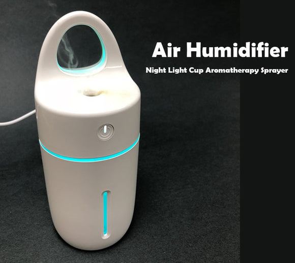 Air Humidifier Night Light Cup Aromatherapy Sprayer For Car Home office & Travel - #ASSRY-70518