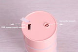 Multi Function Led Air Humidifier Aroma Diffuser Cute Oil Drum w/USB Light & Fan - #ASSRY-70600
