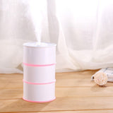 Multi Function Led Air Humidifier Aroma Diffuser Cute Oil Drum w/USB Light & Fan - #ASSRY-70600