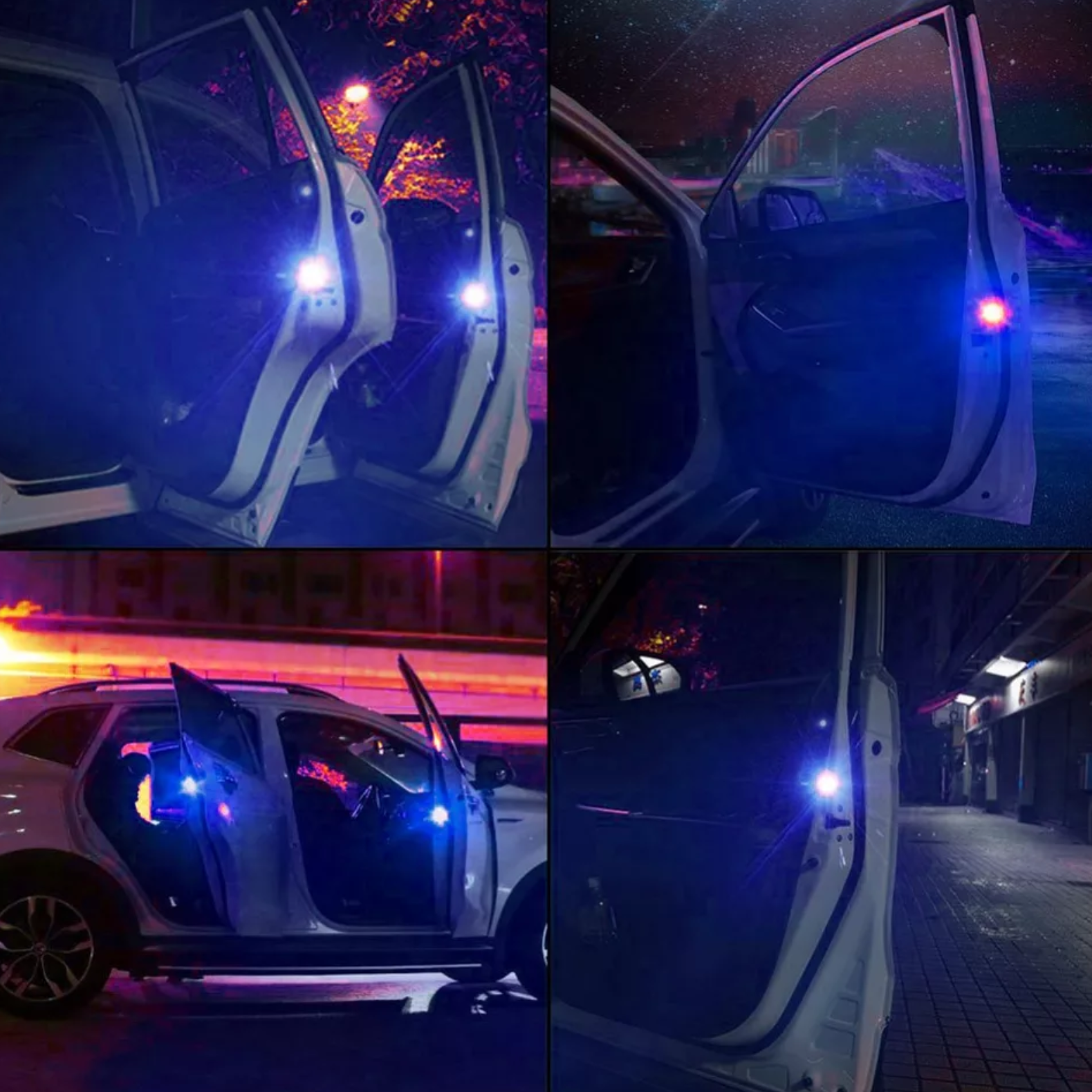 Aitemay Car Finger Light Gesture Light Auto Interior Rear Windshield LED  Warning Light Anti Rear Collision Light Interactive Palm Light