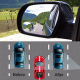 Blind Spot Mirror Rimless HD Glass Wide Angle 360° Convex Mirror Car Side Mirror Stick On RearView Car SUV Motorcycle Universal Fit - #BSKIT-36000