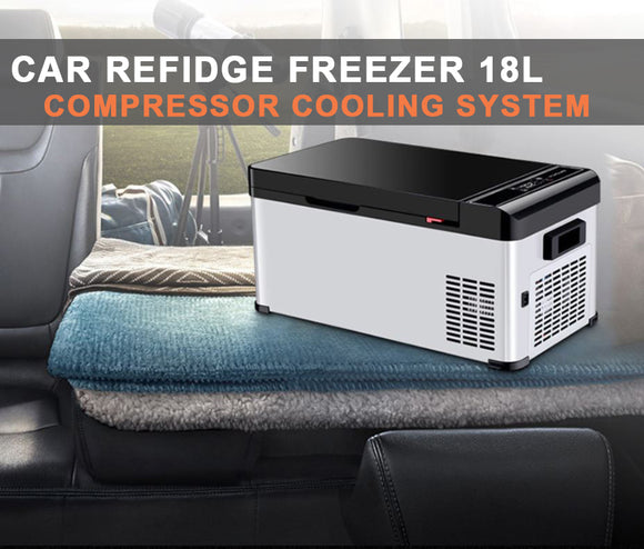 18L Car Fridge Freezer 12-24V Camping Car Boat Caravan Home Compressor Cooling - #CRF-1800