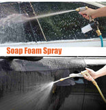 Car Wash High Pressure Water/Soap Foam Spray Gun+2.2 M Pipe Plants Watering Set - #CWASH-JT220