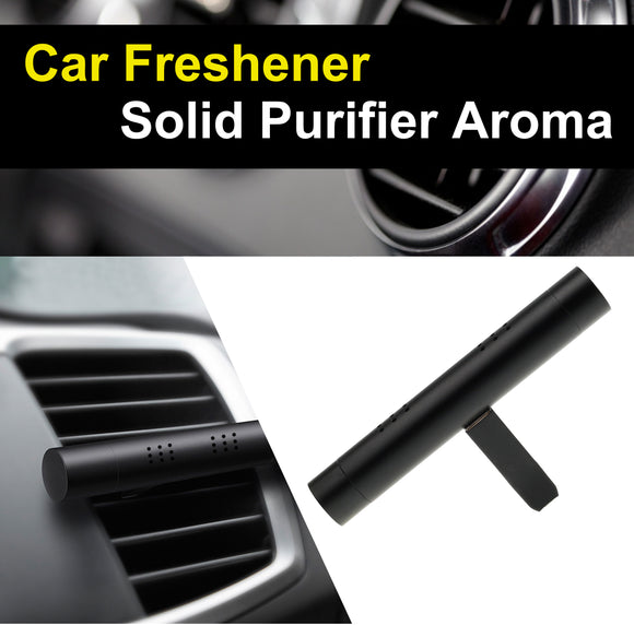 Air Freshener Car Perfume Vehicle Solid Air Purifier Aroma with 3 Scented-Black - ASSRY-70110
