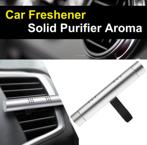Air Freshener Car Perfume Vehicle Solid Air Purifier Aroma with 3 Scented-Sliver - #ASSRY-70210