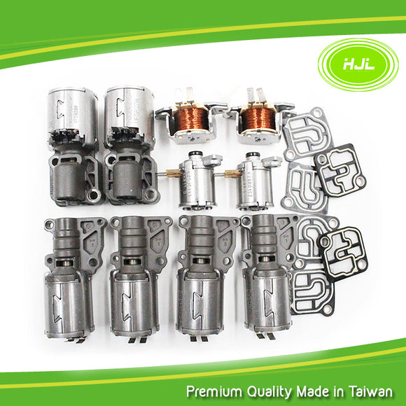 10pcs 0B5 DL501 7-Speed Transmission Solenoids Compatible with 2008 2009 2010 2011 Audi A4 A5 A6 A7 Q5 (Remanufactured) - #HJ-24012-SLD