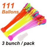 111 + Water Bunch Balloons Fast Fill & Self Tyling Hot Summer Fun Toy Set - #FUNKT-01000