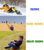 Outdoor Snow Sled for Kids/Adult,Grass Skiing, Sand Board, Winter Toboggan - #FNUKT-03000