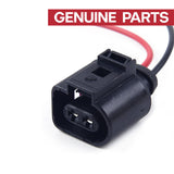 Genuine 2 Pin Fog Light Lamp Wiring Plug Pigtail Replacement For Audi VW Skoda 1J0973722 - #24928-47101