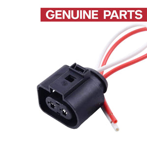 Genuine 2 Pin Pump Plug Pigtail Connector Harness Replacement for VW Jetta Golf Audi 1J0973752 - #24931-47101