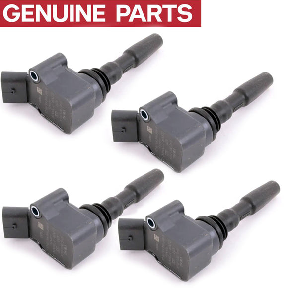 Genuine 4 PCS Ignition Coil Replacement for Audi A1 A3 e-tron Q2 VW Golf Jetta T-Roc Skoda 1.2 1.4 1.6 04E905110K - #24680-73114