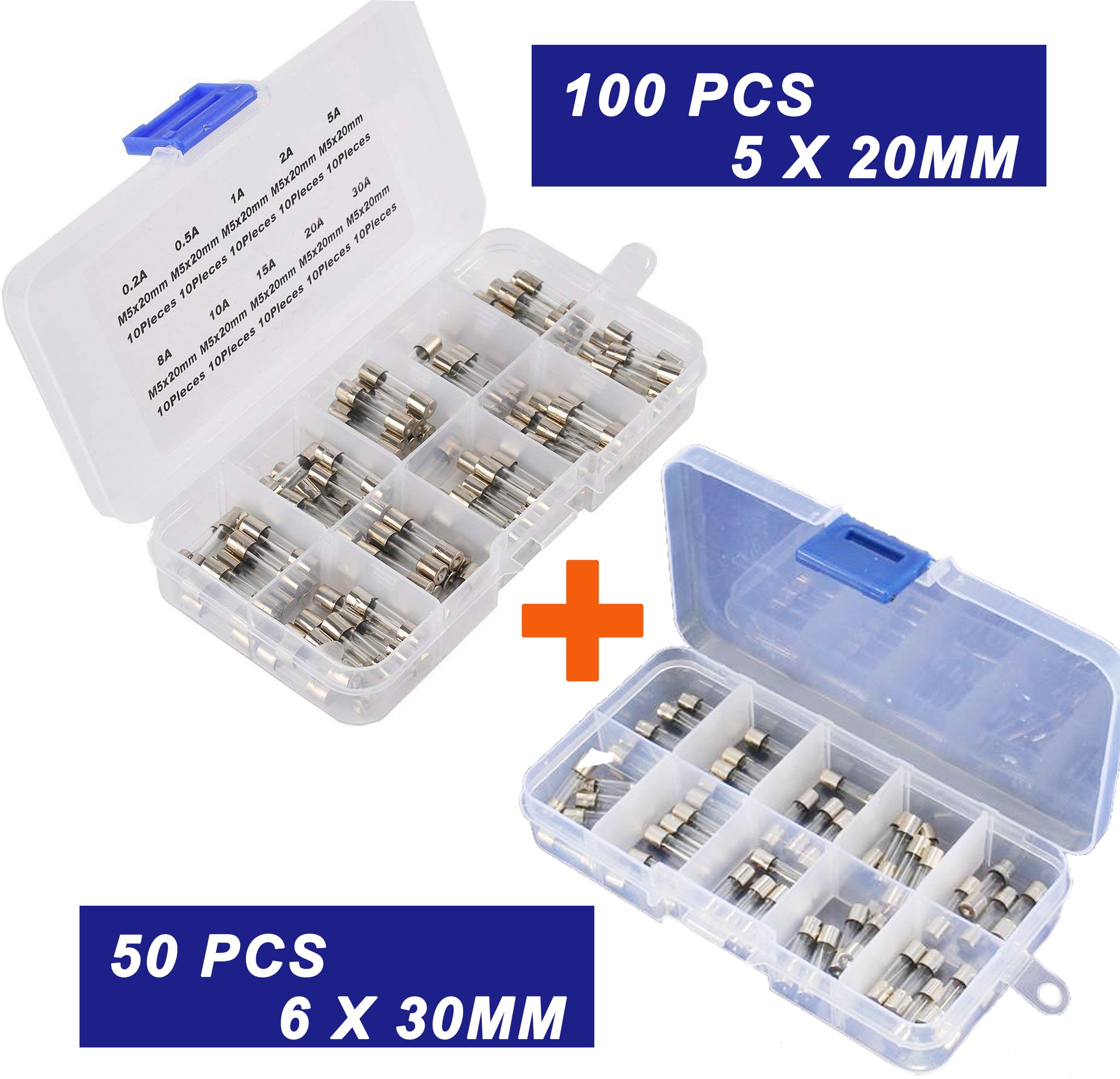 10Pcs 6A FAST Blow Fuse F6AL250V 6x30mm 6 Amp Fast Actng 250V Quck
