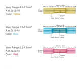 200 Pcs Solder Seal Butt Connectors & Heat Shrink Wire Terminals Kit 26-10 GA - #HSKIT-18330