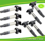 8 PCS Ignition Coil For LAND ROVER Discovery Range Rover 4.2 4.4 V8 4526466 - #58167-73108