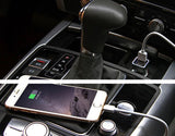 Mini Dual USB Port Car Charger 12-24V 2.4A Output For Smart Phone Tablet Black - #KC-2U09