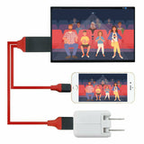 Lightning to HDMI HDTV AV Cable Adapter For iPad iPhone 11/X/XS/6/7/8 Plus Red - #MOBIL-689X1