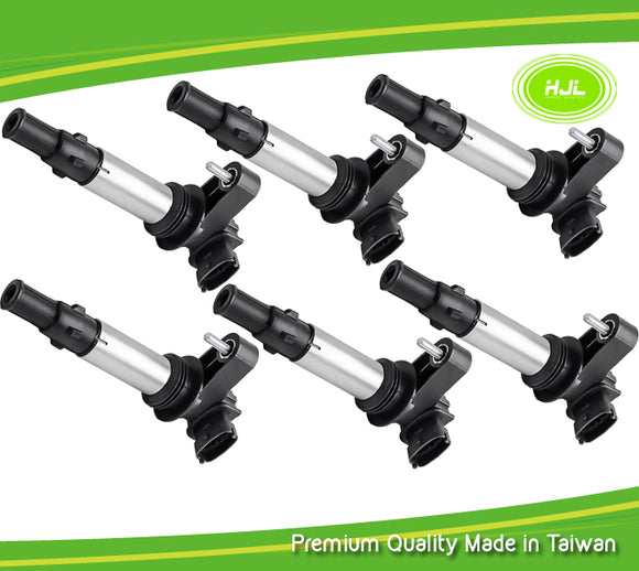 6PCS Set Ignition Coil For OPEL Vauxhall Signum Vectra C 2.8 V6 Turbo 12629037 - #62818-73106