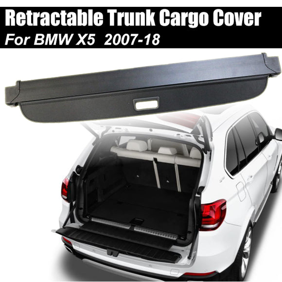 Retractable Trunk Cargo Cover Luggage Shade Shield For BMW X5 E70 F15 2007-2018 - #02022-21200