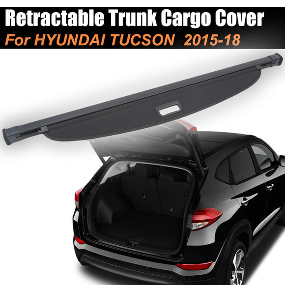 Retractable Trunk Cargo Cover Luggage Shade Shield For HYUNDAI Tucson 2015-18 - #41518-21200