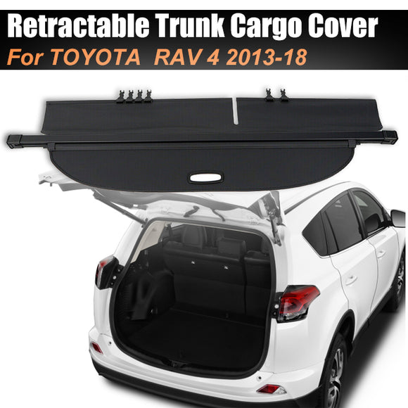 Retractable Trunk Cargo Cover Luggage Shade Shield For TOYOTA RAV4 2013-2018 - #05813-21200