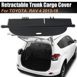 Retractable Trunk Cargo Cover Luggage Shade Shield For TOYOTA RAV4 2013-2018 - #05813-21200