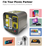 Outdoor Power Station 126000mAh 600W w/AC output 110V Pure sine wave JumpStarter - #S6600
