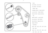 Engine Timing Belt Locking Tool Set For AUDI VW 1.4 1.9 TDI T10050 T10008 T20102 - #TOKIT-24599