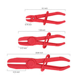 3Pcs Flexible Fuel Oil Water Hose Clamp Pliers Pinch Off Set For Brakes Radiator - #TOKIT-99803