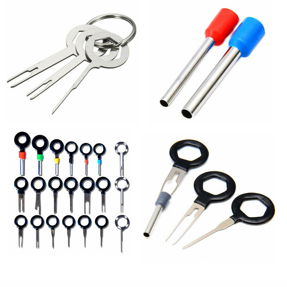 2X Car Terminal Removal Tool Kit Wiring Connector Pin Release Puller Tool  For VW