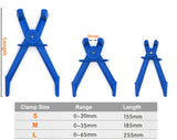 3PCS Set Car Fuel Oil Tube Hose Pinch-Off Pliers Fuel Lines Sealing Curve Clamps