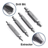 Damaged Screw Remover Extractor Easily Remove Stripped Damaged Screws Set of 4 - #TOKIT-99854