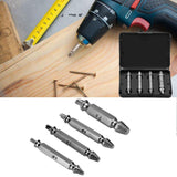 Damaged Screw Remover Extractor Easily Remove Stripped Damaged Screws Set of 4 - #TOKIT-99854
