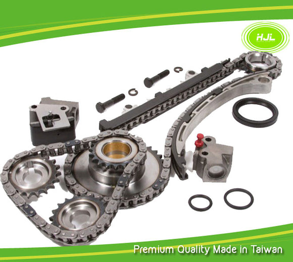 Timing Chain Kit Fit 98-04 2.4L Nissan Xterra Frontier DOHC KA24DE - #HJ-49122-N